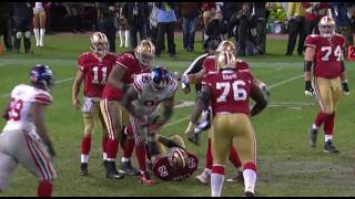 2011 NFC Championship Giants vs 49ers Highlights [upl. by Bollay]