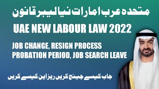 New UAE Labour Law 2022 Resignation Job Switching in UAE [upl. by Perni]