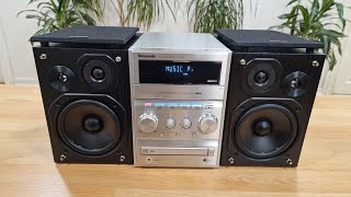 Panasonic SA PMX1 CD Stereo System [upl. by Oidale465]