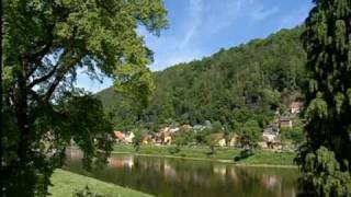 Urlaub im Elbsandsteingebirge der Kurort Bad Schandau auf Video [upl. by Nassi]