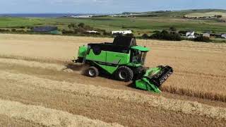 Drapers Harvesting in Garretstown Co Cork [upl. by Ly]