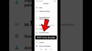 How To WiFi 😱 Only Enable Account Sync useful Short viralyoutube [upl. by Nylicaj]