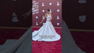 Majo Aguilar posa en la alfombra roja de los Latin GRAMMY 2024 [upl. by Llenet268]