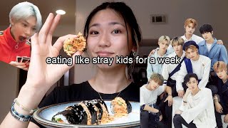 I ate like stray kids for a week 🐺 what I eat in a week easy recipes  Joelle [upl. by Anahsahs]