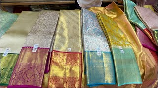 chickpet Bangalore wholesale silk sareesSingle saree courier available [upl. by Lauralee69]