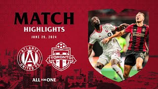 MATCH HIGHLIGHTS Toronto FC vs Atlanta United [upl. by Stasny565]