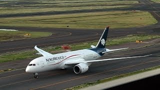 Primer Boeing 787 de AeroMexico [upl. by Ellehcal726]