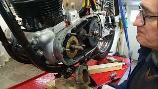 Norton Commando 850 MKIII Service and Recommissioning Part 15 Starter Motor Problem Sorted [upl. by Yecak]