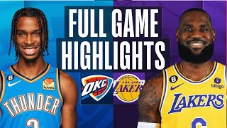 Los Angeles Lakers vs Oklahoma City Thunder FULL Highlights HD  January 15  2023–24 NBA season [upl. by Duncan964]