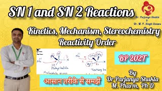 SN1 amp SN2 Reactions  Intro Kinetics Mechanism Stereochemistry ReactivityOrder Examples BP 202T [upl. by Eimas770]