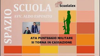 ATA PUNTEGGIO MILITARE SI TORNA IN CASSAZIONE [upl. by Valerye]