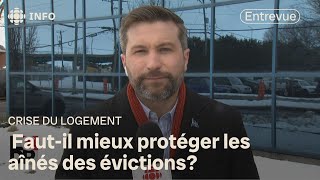 Les évictions daînés préoccupent Québec solidaire  Les Coulisses du pouvoir [upl. by Iahc]