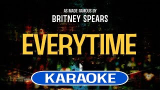 Everytime Karaoke  Britney Spears [upl. by Shannon141]