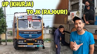 UP khurja to Jampk Rajouri  Truck wala vlog [upl. by Assirk991]