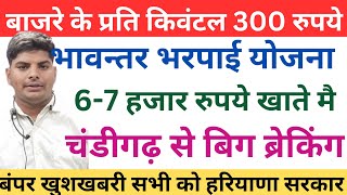 हरियाणा भावन्तर भरपाई योजना 67हजार रु खाते मैं  Bajra Bhavntar Bharpai yojana bajra ke paise kab [upl. by Pownall]