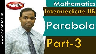 Part3  Parabola  Mathematics  Intermediate IIB  APampTS Syllabus [upl. by East]