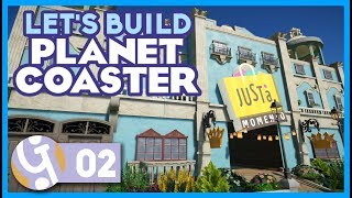 Playhouse Theatre  Lets Build Planet Coaster 02 [upl. by Whallon]