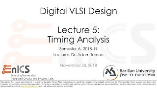 DVD  Lecture 5 Timing STA [upl. by Lledniw]