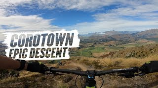 Corotown epic MTB trail near Queenstown New Zealand  Coronet Peak [upl. by Moulton92]