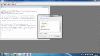 How to change R working directory in Windows [upl. by Singh]