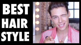 THE BEST HAIRSTYLE FOR MALE MODELS Haircut and Styling Tutorial [upl. by Daisie]