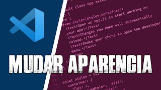 Como MUDAR o TEMA Aparência do Visual Studio Code 2022 [upl. by Eisler160]