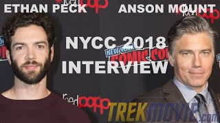 Ethan Peck and Anson Mount Talk Star Trek Discovery Season 2 At NYCC 2018 Press Roundtable [upl. by Grati937]