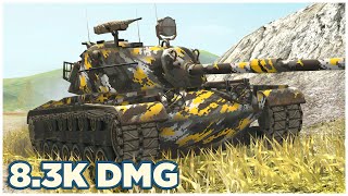 M48 Patton • 83K DMG • 7 KILLS • WoT Blitz [upl. by Ecnerrot]