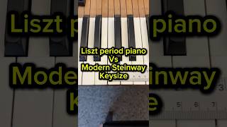 LISZT PERIOD PIANO VS MODERN PIANO piano liszt [upl. by Pardew]