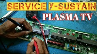 Tv Plasma Samsung PS51F4500 Lampu standby Berkedip  Service YSustain [upl. by Ayekam]