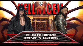 WWE Full Match The Undertaker vs Roman Reigns – Universal Championship Hell in a Cell [upl. by Jacquenetta195]