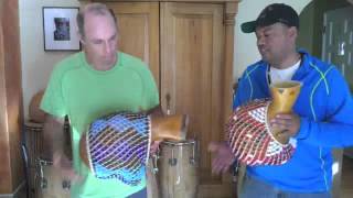 Shekere Duo w Stan Corpus and MIchael P on Pacific Coast Percussion Shekeres [upl. by Enid661]