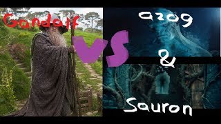 The Hobbit  Gandalf vs Sauron amp Azog [upl. by Airamana45]