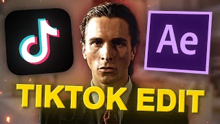 Make A TikTok Edit I After Effects Tutorial [upl. by Blinny541]