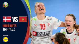 Denmark go to the Final  Denmark vs Montenegro  Highlights  Semifinal  Women’s EHF EURO 2022 [upl. by Dustin747]