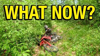 Maybe we bit off more than we could chew just maybe Honda CRF300 Rally offroad [upl. by Bodnar]