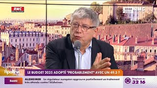 Un Budget 2025 adopté avec un 493  Eric Coquerel sur RMC [upl. by Upshaw]