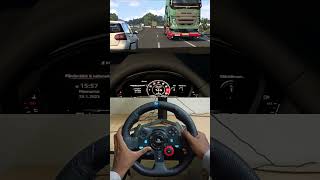 CAR DRIVING  2022 Audi Q5 30  Euro Truck Simulator 2 G29 Setup [upl. by Norwood]