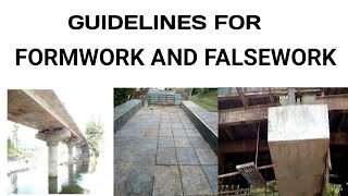 Guidelines For FormworkFalseworkTemporary Structure In Bridges [upl. by Rogovy]