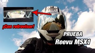 Casco Reevu MSX1 con retrovisor Prueba a fondo FullHD [upl. by Rap723]