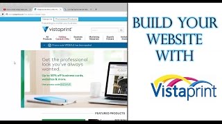 Taking a look at Vistaprint website builder  Design a website [upl. by Terrel]