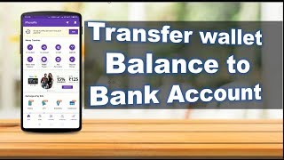 How to transfer money from phonepe wallet to bank account [upl. by Aisat]