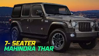 Mahindra Thar 7Seater Launch Interior Exterior Price Features Specifications [upl. by Aekan]