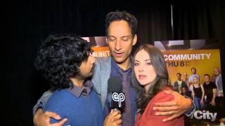 Danny Pudi and Alison Brie on Community Season Four [upl. by Otsedom]