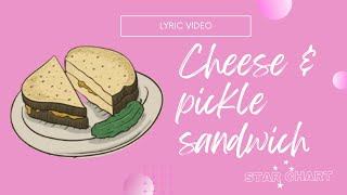 START CHART  Cheese and Pickle Sandwich Lyric Video [upl. by Ozen]