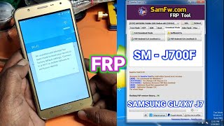 SAMSUNG GALAXY J7 FRP REMOVE SAMFW FRP TOOL ONE CLICK  HOW TO UNLOCK SAMSUNG SMJ700F [upl. by Janot]