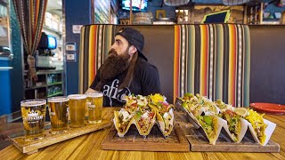 IN LAS VEGAS FOR A TACO AND BEER CHALLENGE YOU ONLY GET 15 MINUTES TO FINISH  BeardMeatsFood [upl. by Carlynn726]