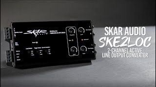 Skar Audio SKE2LOC 2Channel Active Line Output Converter… [upl. by Oicneconi996]