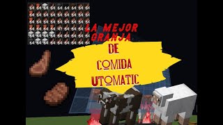 La Mejor Granja de comida Automática con spawners de Vacas Y Ovejas para Servidores tutorial [upl. by Irual15]