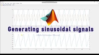 Part 1 Generate and plot SinCos wave in MATLAB  شرح بالعربى [upl. by Chandal]